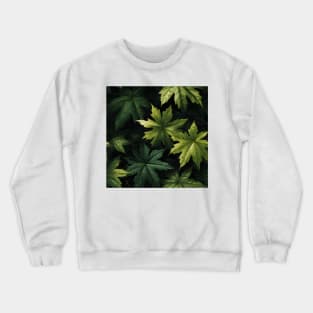 Green Leaves Pattern 17 Crewneck Sweatshirt